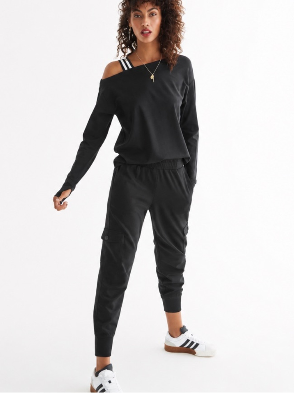 Cabi Fanatic Cargo Jogger Black Size Medium Style 5042